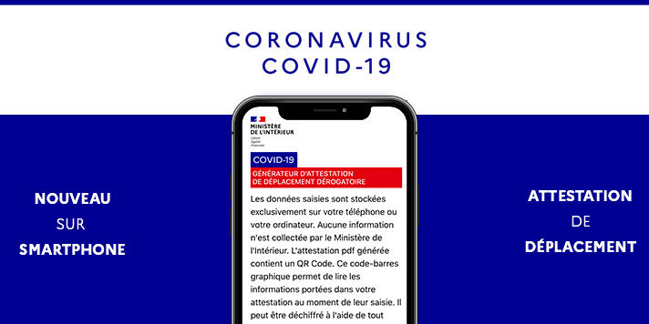 Covid 19 Attestation Numerique De Deplacement Derogatoire Mairie De Clohars Carnoet